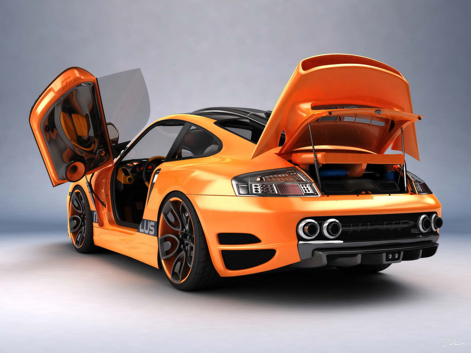 Porsche 911 996 Top Art Concept